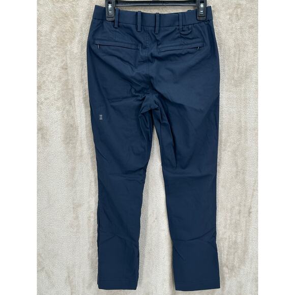Kit & Ace Pants Mens 28x28 Navy Slim Fit Chino Stretch Performance Office Work - Picture 3 of 7